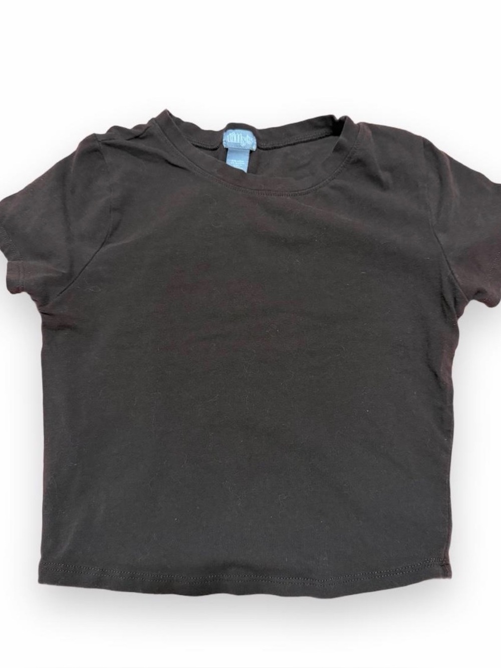 Tilly's Brown Short Sleeve Crop Top